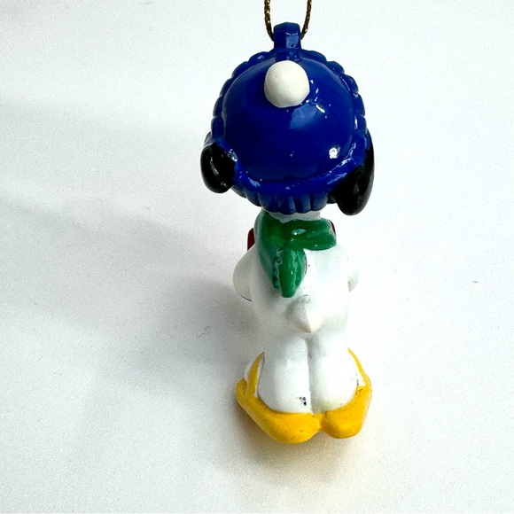 Vintage (2) Snoopy and Woodstock Christmas Tree Ornaments - Picture 7 of 14